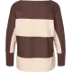 Feinstrickpullover mit Streifen