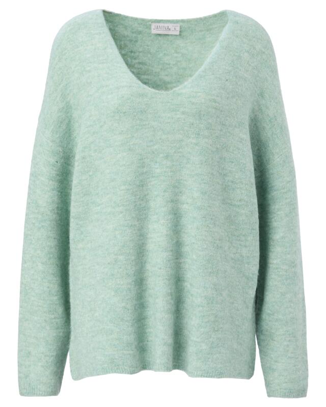 Pull en maille fine femme, aqua (KiK Feinstrickpullover (aqua)) — KiK, produit allemand authentique au Maroc
