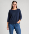 Pullover Feinstrick dunkelblau