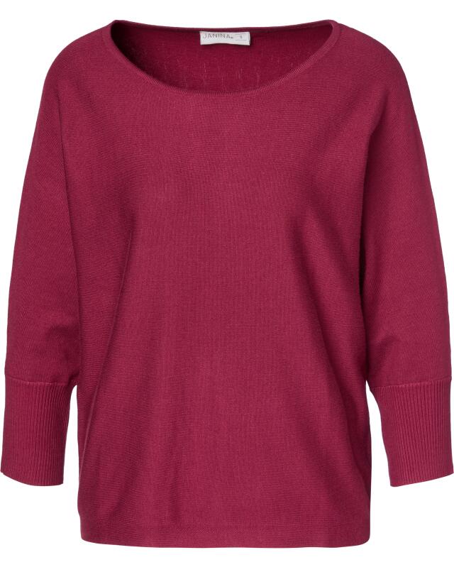 Pull en maille fine femme, baie (KiK Pullover Feinstrick (beere)) — KiK, produit allemand authentique au Maroc