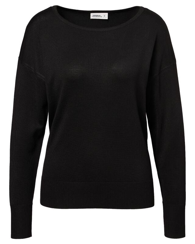 كنزة تريكو رفيعة للنساء، أسود (KiK Pullover Feinstrick (schwarz)) — KiK, منتج ألماني أصلي في المغرب