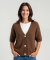 Braune Strickjacke braun