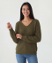 Strickpullover olivgrün
