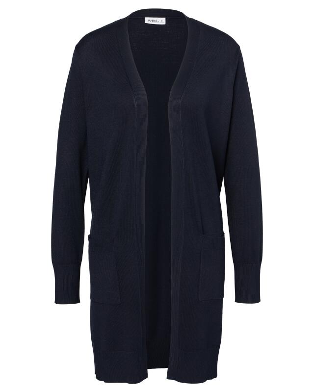 كارديجان بأطراف مضلعة للنساء، كحلي (KiK Cardigan mit Rippbündchen (dunkelblau)) — KiK, منتج ألماني أصلي في المغرب