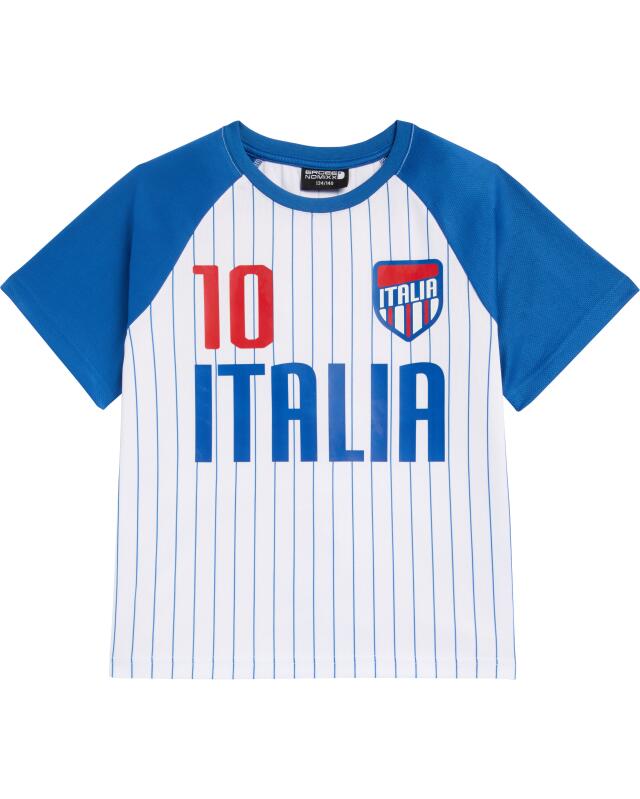 Ensemble de football Italie fille, blanc rayé (KiK Kinder Fußball-Set Italien (weiß gestreift)) — KiK, produit allemand authentique au Maroc