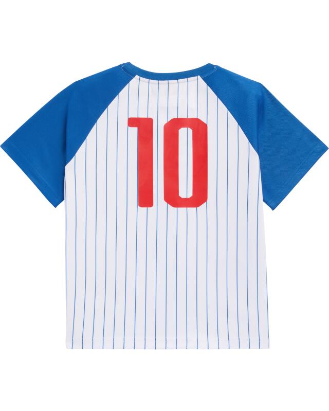 Ensemble de football Italie fille, blanc rayé (KiK Kinder Fußball-Set Italien (weiß gestreift)) — KiK, produit allemand authentique au Maroc
