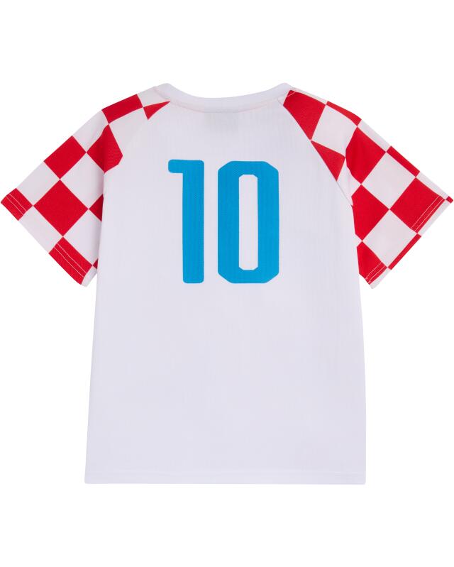 طقم كرة قدم كرواتيا للبنات، أحمر/أبيض (KiK Kinder Fußball-Set Kroatien (rot/weiß)) — KiK, منتج ألماني أصلي في المغرب