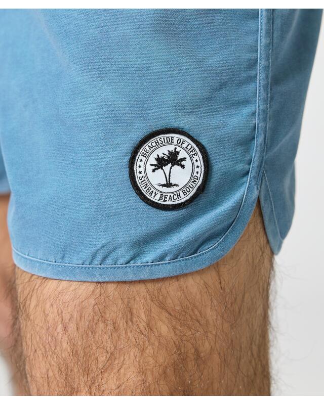 Short de bain à effets délavés homme, bleu (KiK Badeshorts mit Waschungseffekten (blau)) — KiK, produit allemand authentique au Maroc