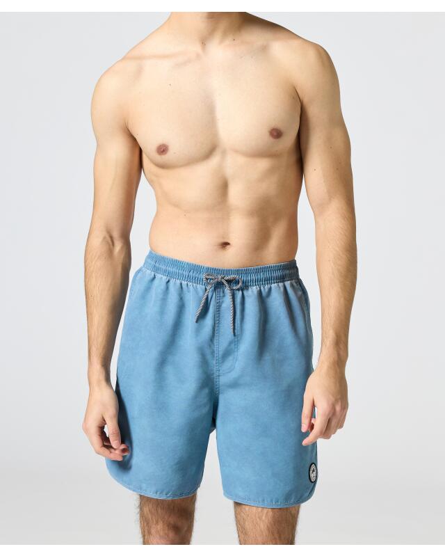 Short de bain à effets délavés homme, bleu (KiK Badeshorts mit Waschungseffekten (blau)) — KiK, produit allemand authentique au Maroc