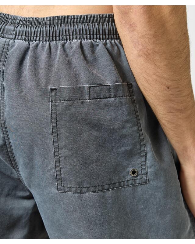 شورت سباحة بتأثيرات الغسل للرجال، جينز رمادي (KiK Badeshorts mit Waschungseffekten (jeans grau)) — KiK, منتج ألماني أصلي في المغرب