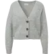 Strickjacke mit V-Ausschnitt