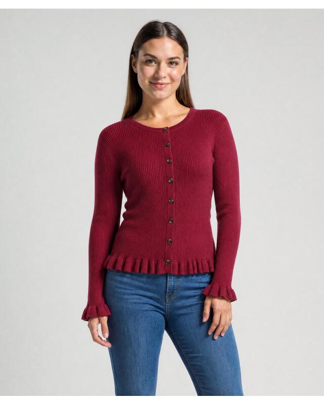 Gilet à volants femme, baie — KiK, produit allemand authentique au Maroc