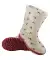 Regenlaarzen met kersen beige/pink