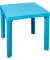 Gekleurde kindertafel blauw