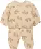 Baby sweatshirt + broek luipaard beige