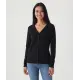 Strickjacke mit V-Ausschnitt