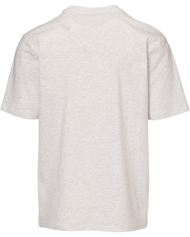 تيشيرت بشعار للرجال، رمادي فاتح مبرقش (KiK T-Shirt mit Logo (hellgrau melange)) — KiK, منتج ألماني أصلي في المغرب