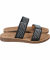 Sandalen mit Strasssteinen schwarz