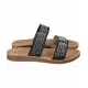 Sandalen mit Strasssteinen
