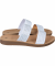 Sandalen mit Strasssteinen weiß