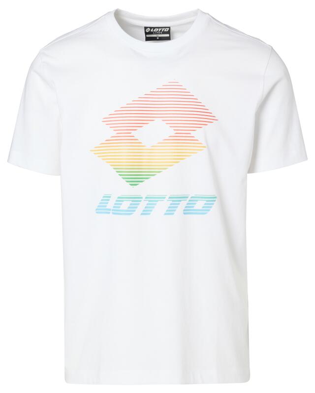T-shirt à logo homme, blanc (KiK T-Shirt mit Logo (weiß)) — KiK, produit allemand authentique au Maroc