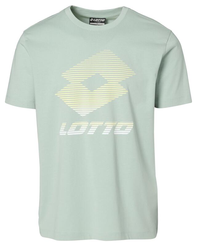 T-shirt with logo for men, aqua (KiK T-Shirt mit Logo (aqua)) — KiK, authentic German product in Morocco