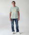 T-Shirt mit Logo aqua
