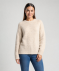 Strickpullover mit Wollanteil Beige melange