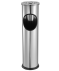 Standaschenbecher Edelstahl silber