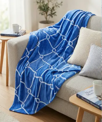 JYK Flanell-Fleecedecke King-Size 224x244 Cm – Weich, Leicht, Flauschig, 2 Kg – Lila, Für Sofa, Couch & Schlafzimmer Fleecedecke Groß