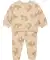 Baby sweater + broek met luipaard lichtbruin