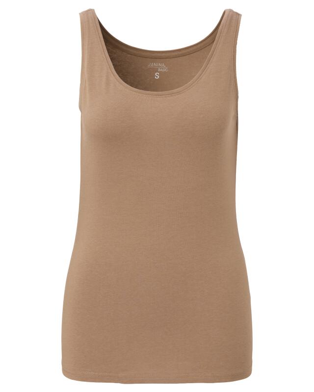 تانك توب أساسي للنساء، بني فاتح (KiK Basic Tanktop (hellbraun)) — KiK, منتج ألماني أصلي في المغرب