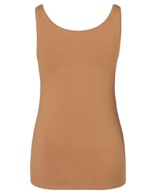 Basic tank top for women, brown (KiK Basic Tanktop (braun)) — KiK, authentic German product in Morocco