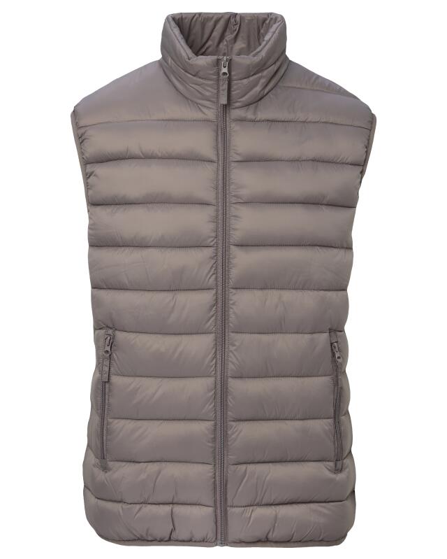 Gilet sans manches matelassé homme, gris (KiK Steppweste (grau)) — KiK, produit allemand authentique au Maroc