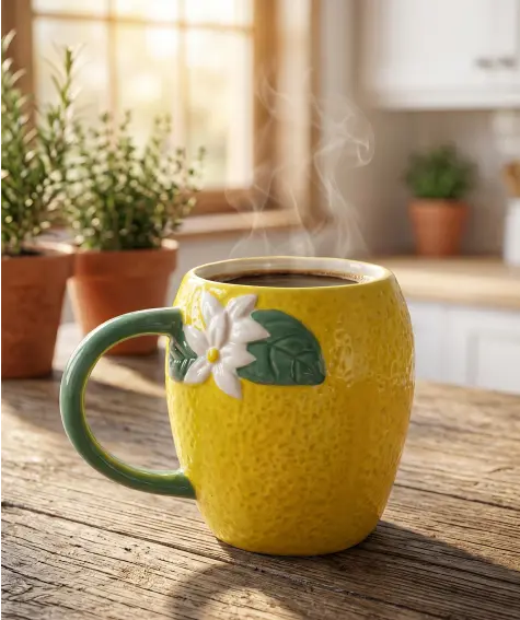 Fruchtförmige Tasse