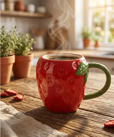 Fruchtförmige Tasse