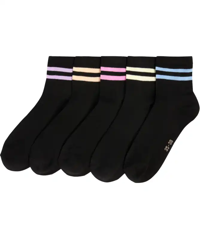 Ponožky s barevnými pruhy