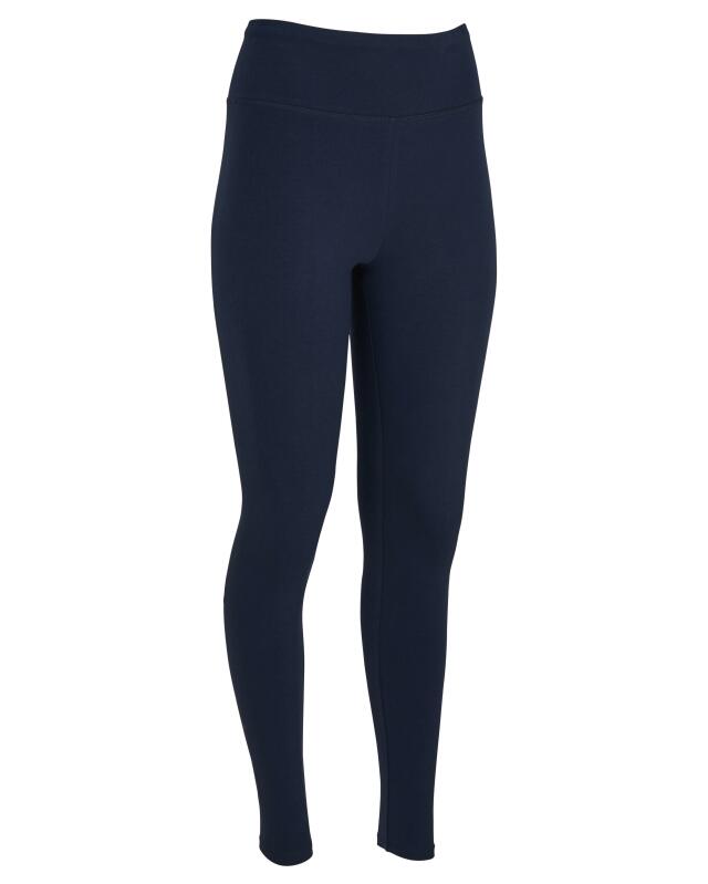 Leggings with wide waistband for women, navy (KiK Leggings mit breitem Bund (dunkelblau)) — KiK, authentic German product in Morocco