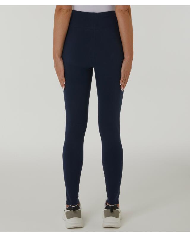 Leggings with wide waistband for women, navy (KiK Leggings mit breitem Bund (dunkelblau)) — KiK, authentic German product in Morocco