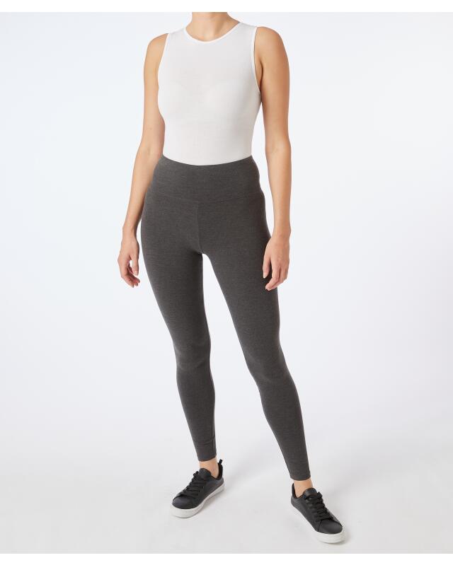 Marl leggings for women, anthracite marl (KiK Leggings in Melange (anthrazit melange)) — KiK, authentic German product in Morocco