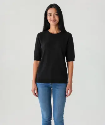 Halbarm-Pullover
