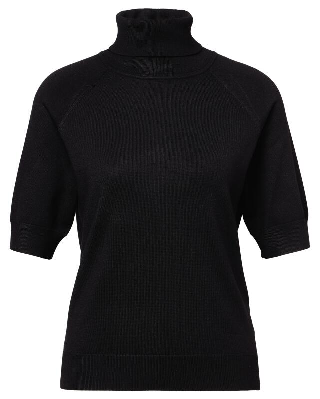 Pull à col roulé femme, noir (KiK Rollkragenpullover (schwarz)) — KiK, produit allemand authentique au Maroc
