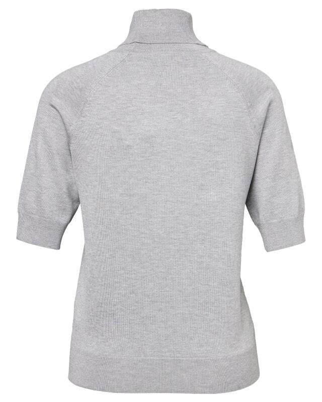 Pull à col roulé femme, gris chiné (KiK Rollkragenpullover (grau melange)) — KiK, produit allemand authentique au Maroc