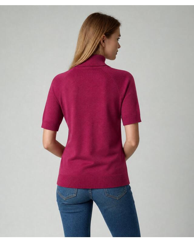 Pull à col roulé femme, baie (KiK Rollkragenpullover (beere)) — KiK, produit allemand authentique au Maroc