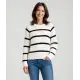 Strickpullover mit Streifen