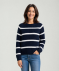 Strickpullover mit Streifen blau/weiß gestreift