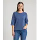 Halbarm-Strickpullover