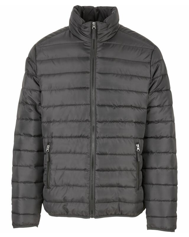 Doudoune légère matelassée homme, noir (KiK Wattierte Steppjacke (schwarz)) — KiK, produit allemand authentique au Maroc