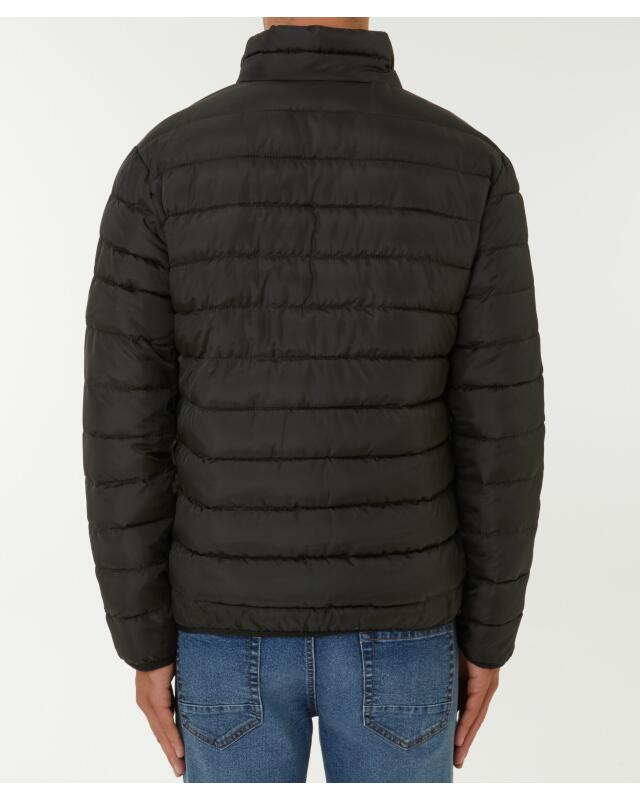 Doudoune légère matelassée homme, noir (KiK Wattierte Steppjacke (schwarz)) — KiK, produit allemand authentique au Maroc
