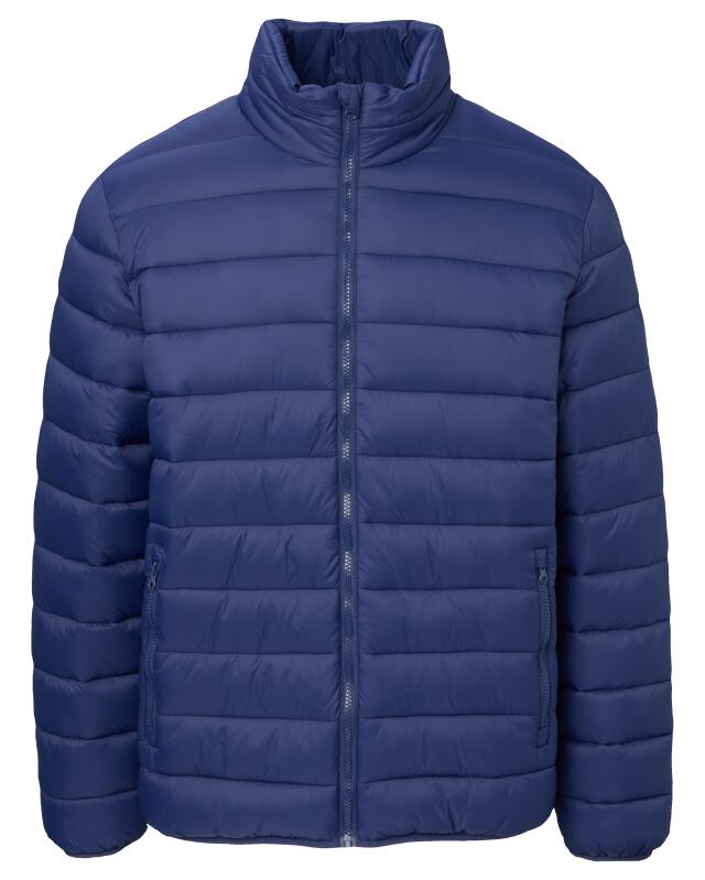 Padded quilted jacket for men, navy (KiK Wattierte Steppjacke (dunkelblau)) — KiK, authentic German product in Morocco
